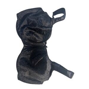 Bali 3562 Black Floral Jacquard Full Coverage Smoothing‎ Underwire Bra 36DD